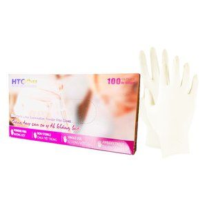 Latex Free, Powder Free Rubber Gloves (L) (100 cou